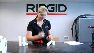 How To Use The RIDGID® PTEC 3000 Tailpiece Extension Cutter [upl. by Assirahs762]