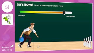 Interactive TenPin Bowling eLearning Game With GSAP And JavaScript 🎳 Articulate Storyline 360 Demo [upl. by Ainola979]