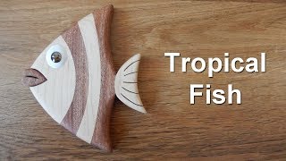 Intarsia Woodworking  Making a Tropical Fish [upl. by Ivanna326]