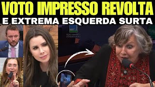 DEPUTADO ACABA COM ARGUMENTO DA ESQUERDISTA E ELES FICAM SURTADOS COM VOTO AUDITÁVEL  FOI APROVADO [upl. by Amlet301]