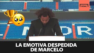 La emotiva despedida de Marcelo del Real Madrid  El adiós de una leyenda merengue [upl. by Einahpetse]