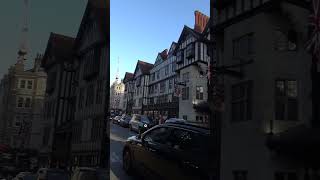 London Great Marlborough Street Tudor Facade of Libertys Arts and Crafts department store building [upl. by Aicile438]