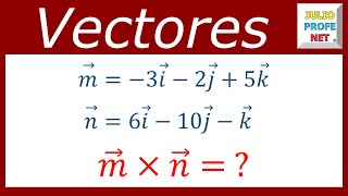 Producto cruz de dos vectores [upl. by Kotick954]