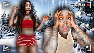 WEARING SUMMER CLOTHES In NEGATIVE DEGREE WEATHER Prank ON ANGRY GIRLFRIEND 😱  HILARIOUS [upl. by Grishilde]