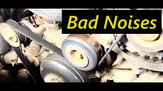 Bad noises fixed GMT800 Chevy Silverado Alternator Idler Pulley Belts and Tensioners Replaced [upl. by Kasey520]