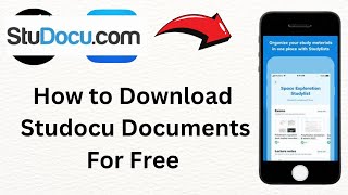 How to Download Studocu Documents for Free  2024 New Method  Access Studocu Documents [upl. by Haelat983]