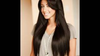 How To Blend Straight Hair with ClipIn Luxy Hair Extensions [upl. by Leanatan962]