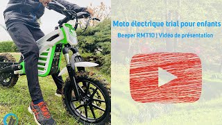 Moto électrique trial pour enfants  Beeper RMT10 [upl. by Lama]