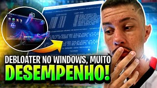 SIM COMO FAZER DEBLOATER NO WINDOWS E GANHAR MUITO DESEMPENHO FAÇA AGORA [upl. by Amesari]