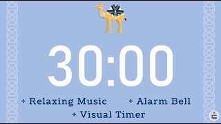 Classroom 30 Minute Timer  Visual Timer with Relaxing Music  UAE Worksheets [upl. by Malvie]