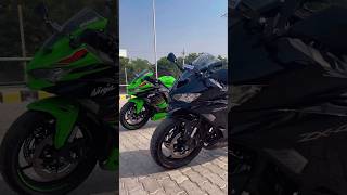 Kon Si bike best hai zx4r vs z900 bike bikeride bikeshorts sports ninja shots z900 zx4r [upl. by Gusta529]