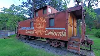 Dunsmuir California Souther Pacific Rail Lines Caboose [upl. by Aicineohp]