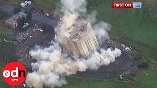 A giant building implosion in Australia goes wrong [upl. by Cherish]