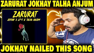 India 🇮🇳 Reaction On ZARURAT  Jokhay  JJ47  Talha Anjum  GDX Reacts [upl. by Llenart629]