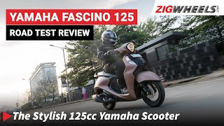 Yamaha Fascino 125 Fi Road Test Review  Performance Mileage Features amp More  ZigWheels [upl. by Laehcor489]