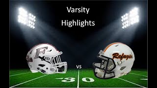 2021 Varsity Football Highlights of Refugio Bobcats Vs Flatonia Bulldogs [upl. by Itraa163]