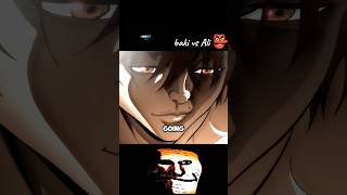 Baki vs Ali Jr 👹👺 fight arena 💪 baki hanma  bakivsali anime baki [upl. by Dulsea]