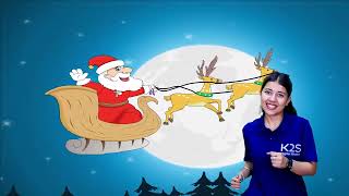 Jingle Bells  K2s Digital Studio  Nursery Rhymes amp Kids Songs [upl. by Ohare]