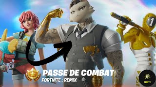 Découverte du Passe de Combat Remix Chapitre 2  Nouveautés et Surprises [upl. by Akoyn790]