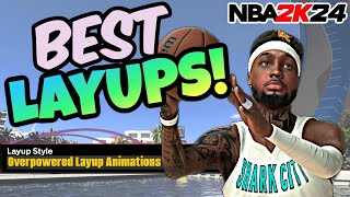 The BEST Layup Packages for ALL Builds in NBA 2K24 BEST Layup Tier List NBA 2K24 [upl. by Avon]