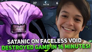 NEW CARRY TEAM SPIRIT  SATANIC on FACELESS VOID DESTROYED GAME IN 16 MINUTES [upl. by Aribold]