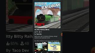 Buying the Itty Bitty Railway BETA in roblox [upl. by Eulau]