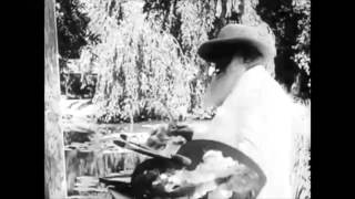 Film of Impressionist Painter Claude Monet at Work authentic video [upl. by Fesoj721]