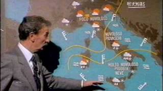 Colonnello Andrea Baroni previsioni meteo gennaio 1985 in edizione completa 3 minuti e mezzo [upl. by Werdma]