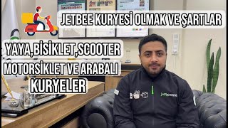 Jetbee YayaScooterlıBisikletli Kurye Olmak ve Şartları Soru  Cevap  Başvuru Öncesi Bilgilendirme [upl. by Thetis]