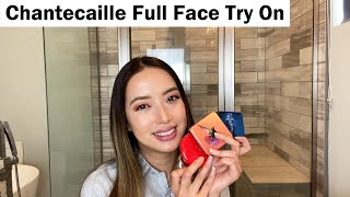 Chantecaille Full Face Try On  Primer Blush Lipstick Foundation Powder [upl. by Aikemet]