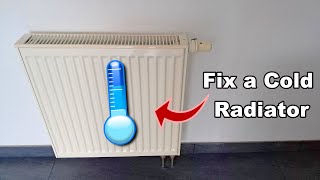 How to Fix a Cold Radiator  The Most Common Causes [upl. by Aratnahs]