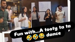 Fun with a tooty ta ta dance🤣is this same till the end 😂🤣funnydance funnyvideo [upl. by Keller731]