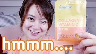 Dr Sensitive Collagen  Vitamin C Serum  Watsons  Demo  Review  Fatshienista [upl. by Burnard]