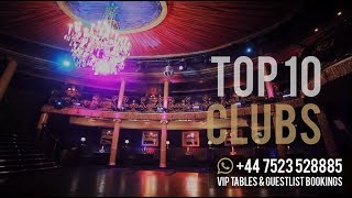 Top 10 Night Clubs in London [upl. by Yznil770]