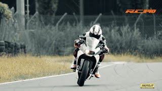 KTM RC 390 la prova su strada e in pista di Motoit [upl. by Kilbride]