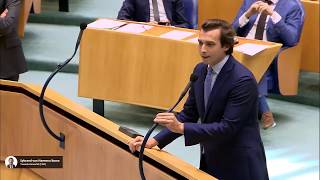 Baudet pareert Buma en krijgt applaus quotFijn dat u er bentquot  Debat afschaffing Dividendbelasting [upl. by Craggie]