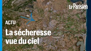 Dans les PyrénéesOrientales une sécheresse précoce « inédite » visible depuis le ciel [upl. by Elyssa691]