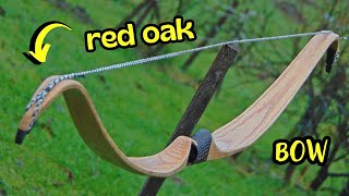 Making a Red Oak Recurve Bow [upl. by Eibbob]