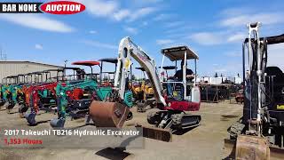 2017 Takeuchi TB216 Hydraulic Excavator [upl. by Sihtnyc]