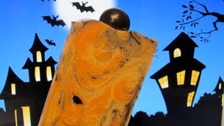 Extra Creamy Halloween Soap making [upl. by Ennayoj]