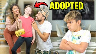 We ADOPTED a GIRL But Our SON Gets JEALOUS ft Jordan Matter [upl. by Barsky]