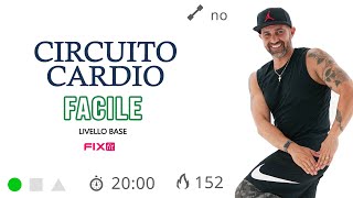 Allenamento Veloce Per Principianti Circuito Cardio Con Salti [upl. by Adekahs]