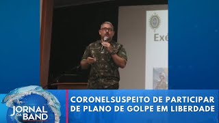 Coronel suspeito de participar de plano de golpe ganha liberdade provisória  Jornal da Band [upl. by Anailuy628]