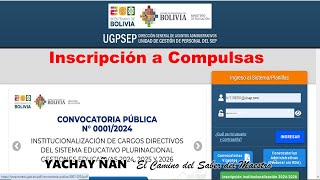 Video Tutorial Inscripción a compulsas Yachay Ñan quotEl Camino del Saber del Maestroquot [upl. by Morgenthaler321]