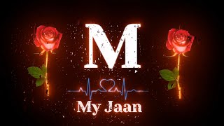 M Name wala status shayari ❤️🥰love status video 😍😍WhatsApp status video 💕🥰 [upl. by Nire]