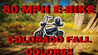 EPIC 50 MPH EBIKE RIDE THROUGH COLORADOS AUTUMN PEAKS [upl. by Nnayr264]