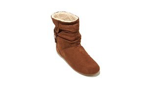 BEARPAW Packable Travel Bootie with Drawstring Bag [upl. by Egap519]