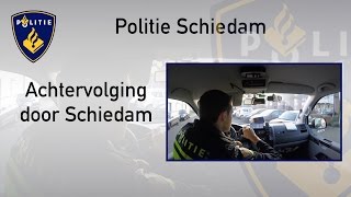 Politie PRO247 Achtervolging door Schiedam [upl. by Lauer866]