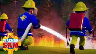 Wall of fire  Fireman Sam Official  Cartoons for Kids [upl. by Hoxie425]