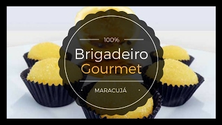 Brigadeiro Gourmet  brigadeiro gourmet de maracujá  donapam na cozinha [upl. by Ivan]